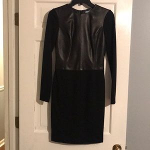 Leather dress